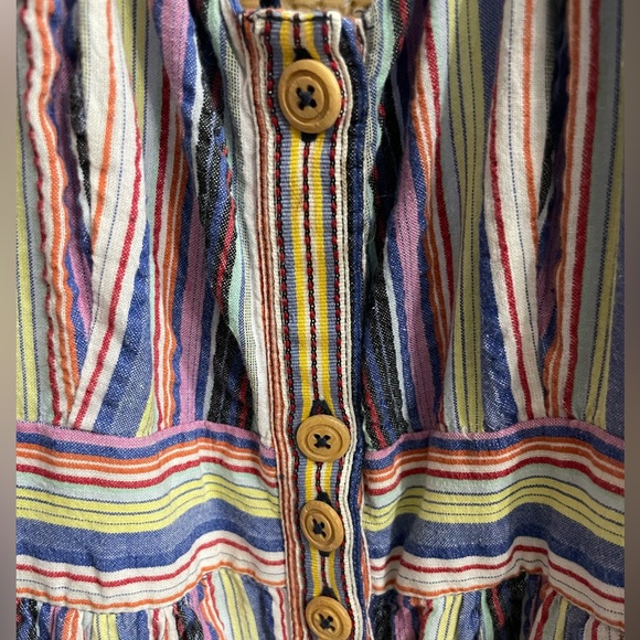 Anthropologie Maeve Striped Maxi Dress size 2 pockets - Picture 10 of 13